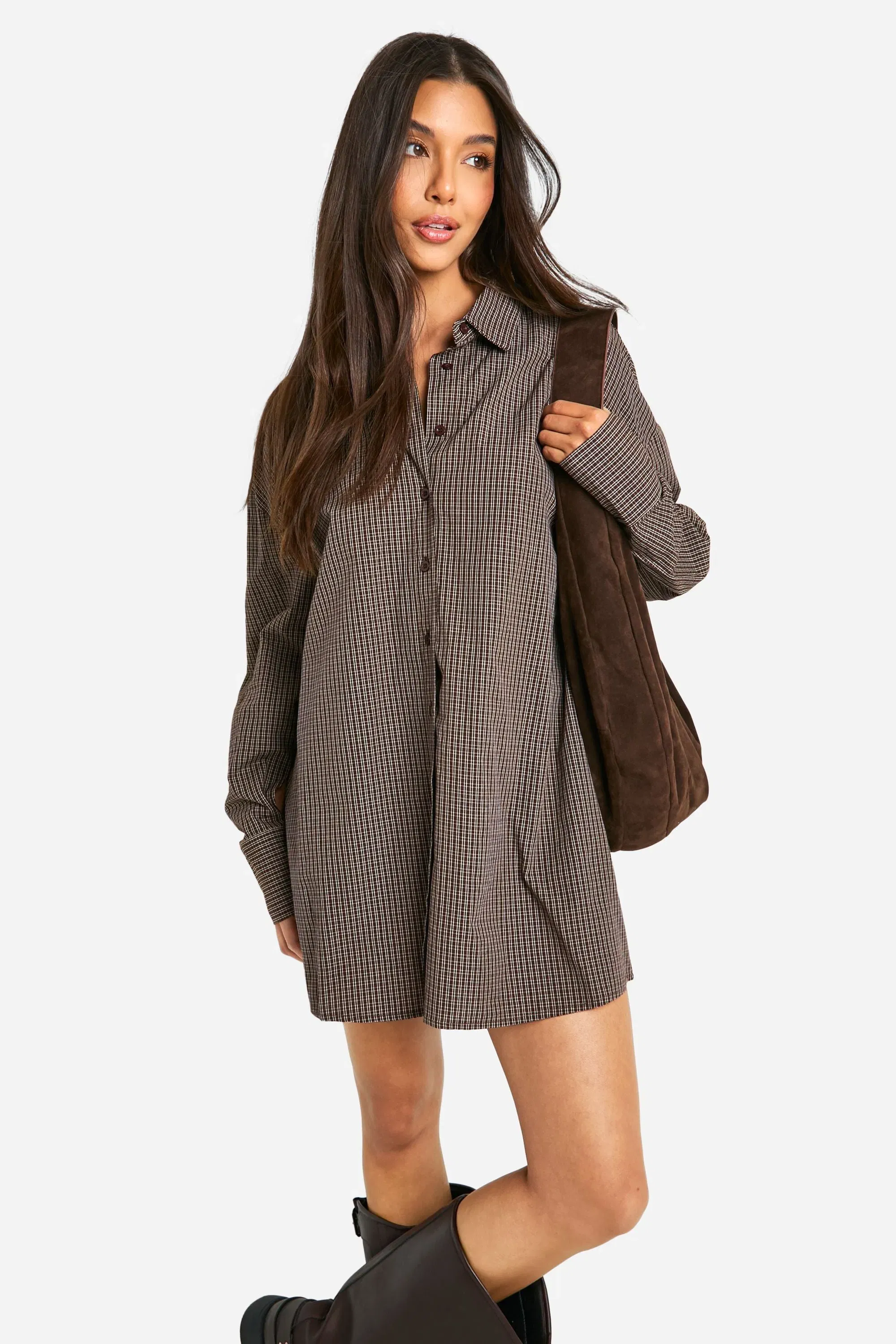 Oversized Shirt Dress