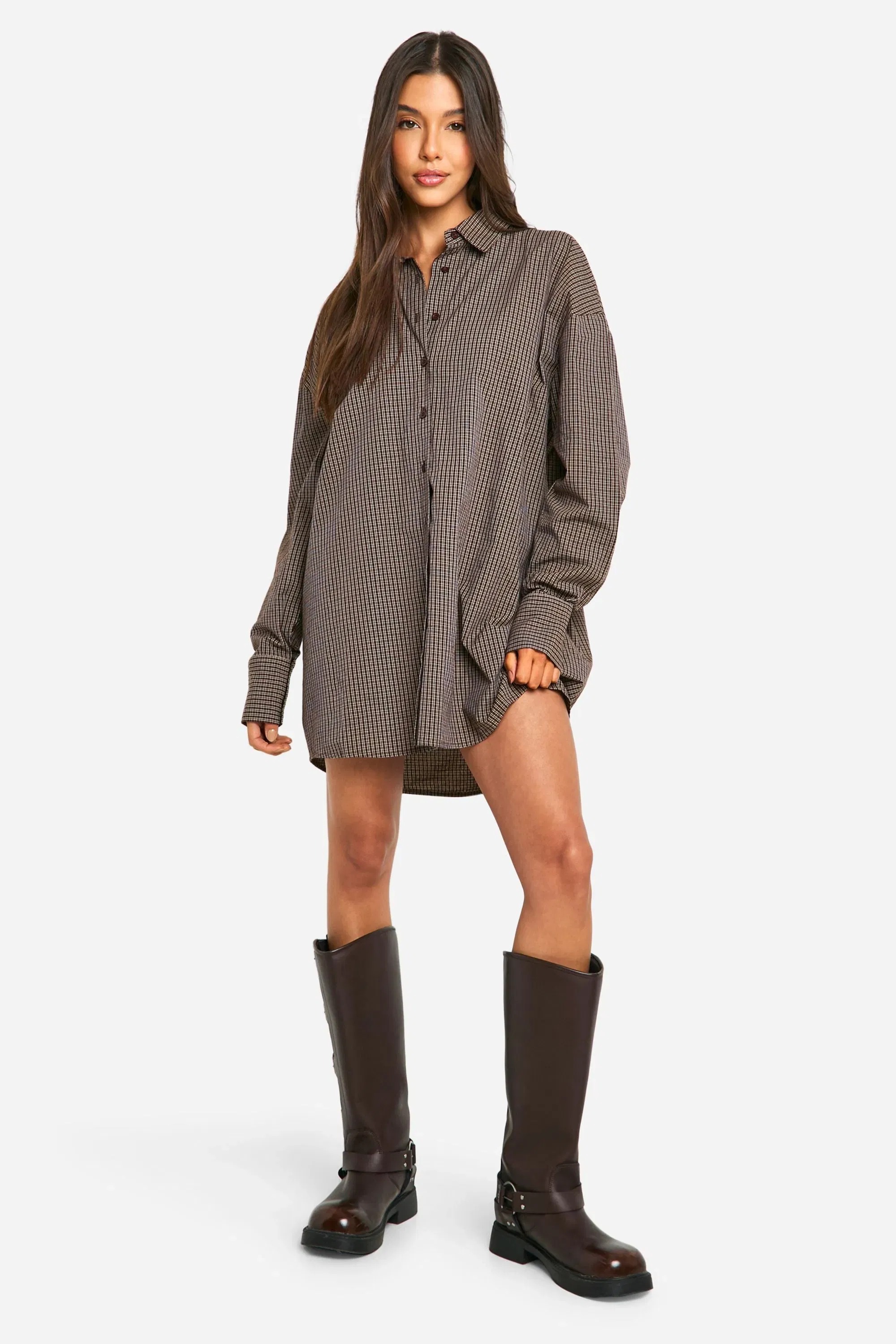 Oversized Shirt Dress