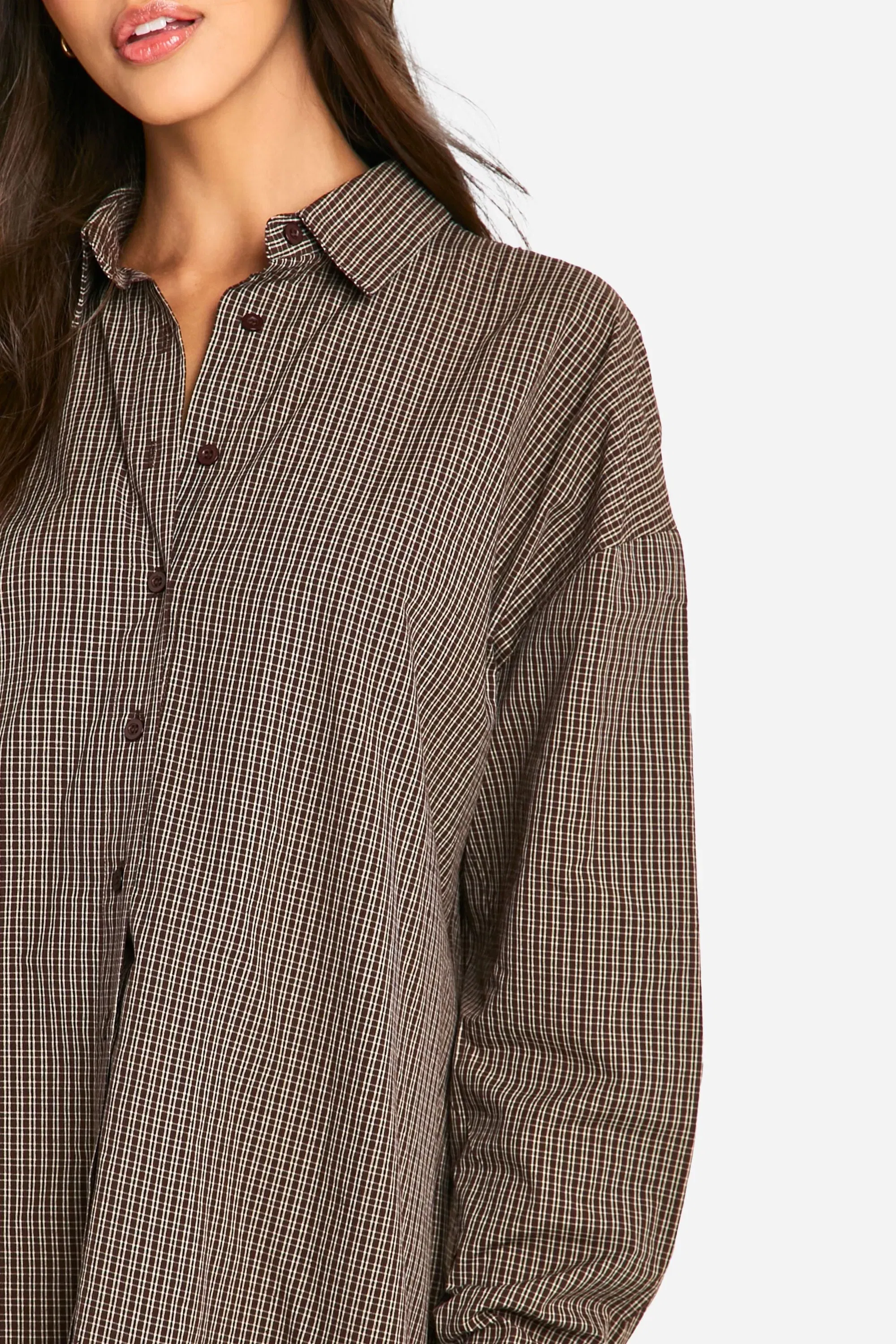 Oversized Shirt Dress