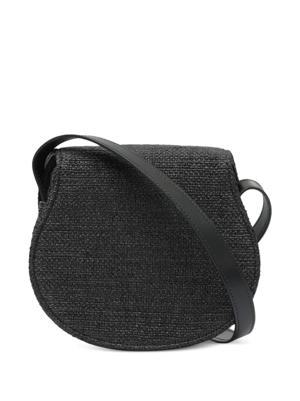 Marcie woven-detail flap shoulder bag