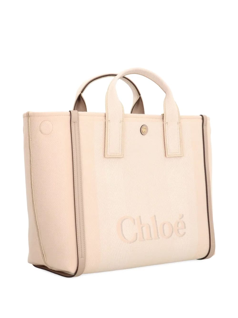 small Carry logo-detail canvas tote bag