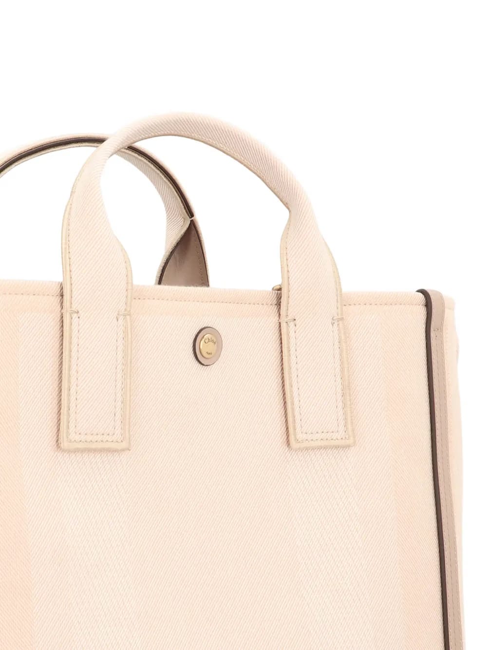 small Carry logo-detail canvas tote bag
