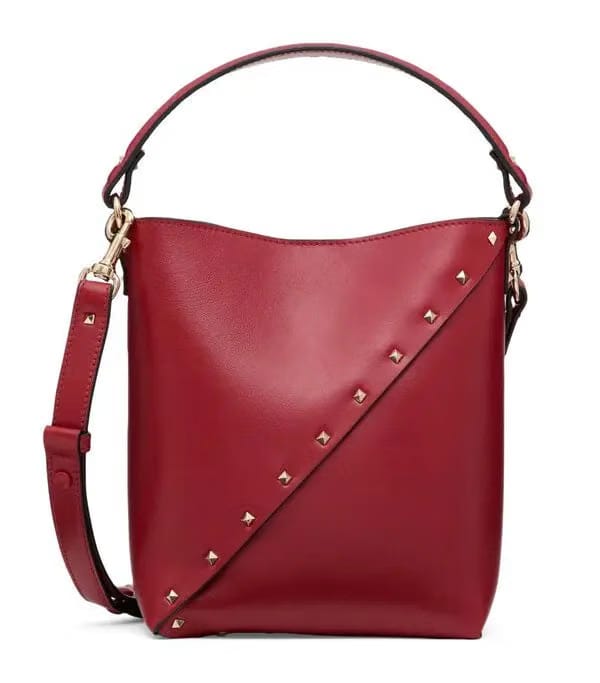 Rockstud Wispy calfskin bucket bag