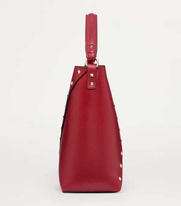 Rockstud Wispy calfskin bucket bag