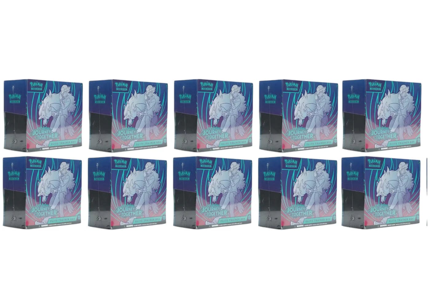2025 Pokemon Scarlet & Violet Journey Together Elite Trainer Box 10X Lot