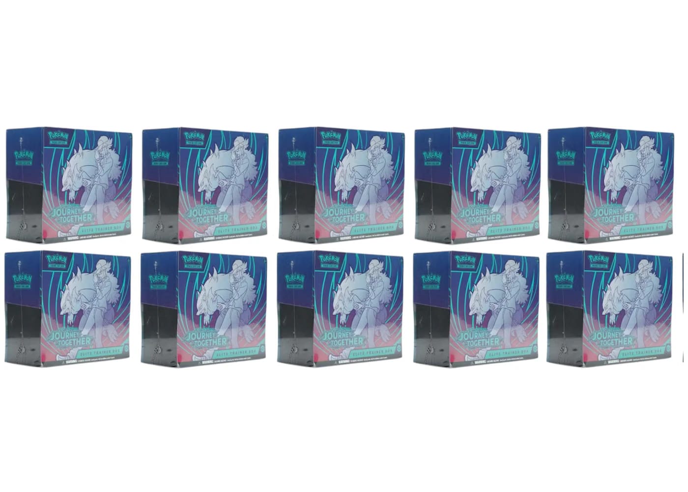 2025 Pokemon Scarlet & Violet Journey Together Elite Trainer Box 10X Lot