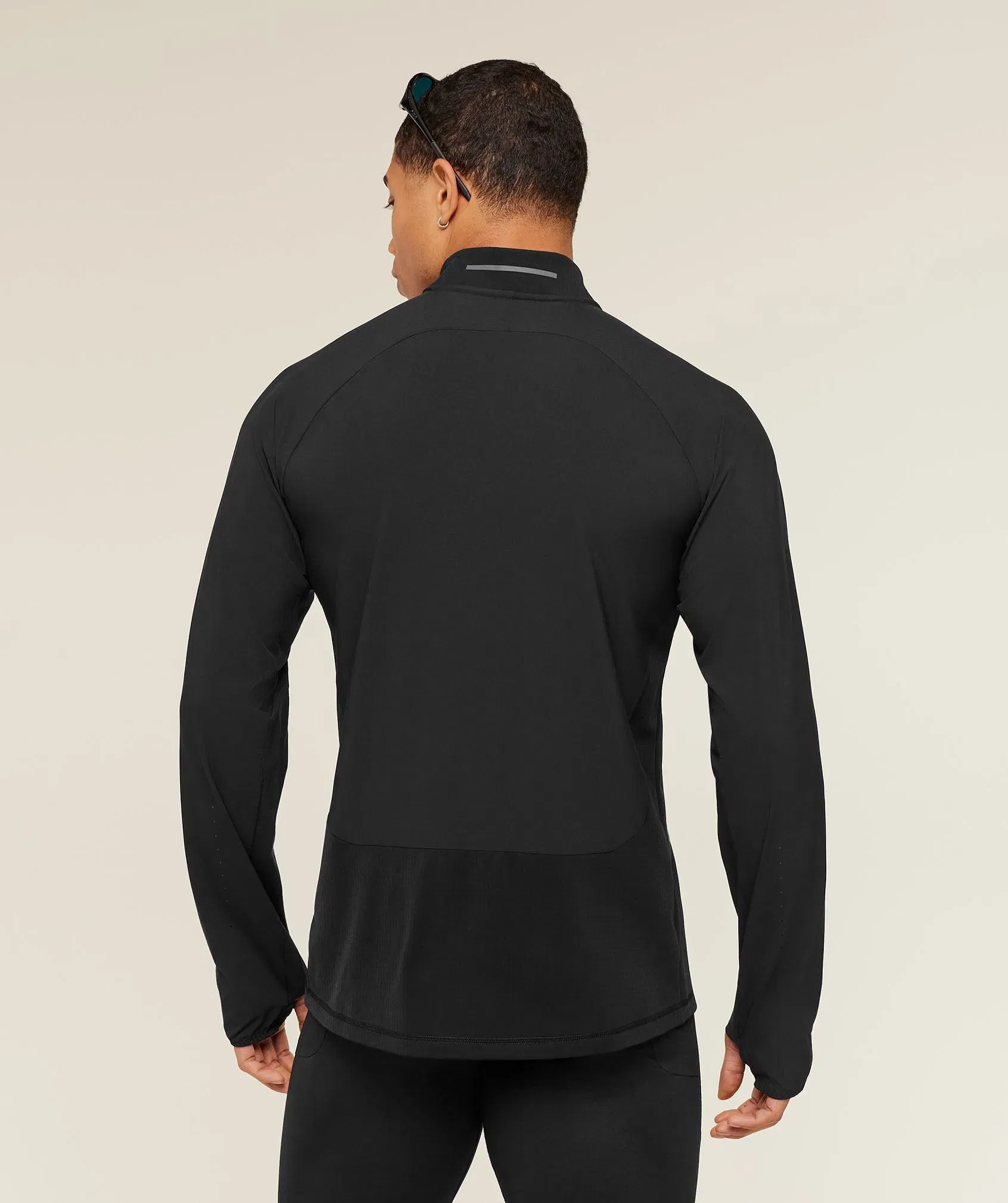 Gymshark Running Elite 1/4 Zip - Black