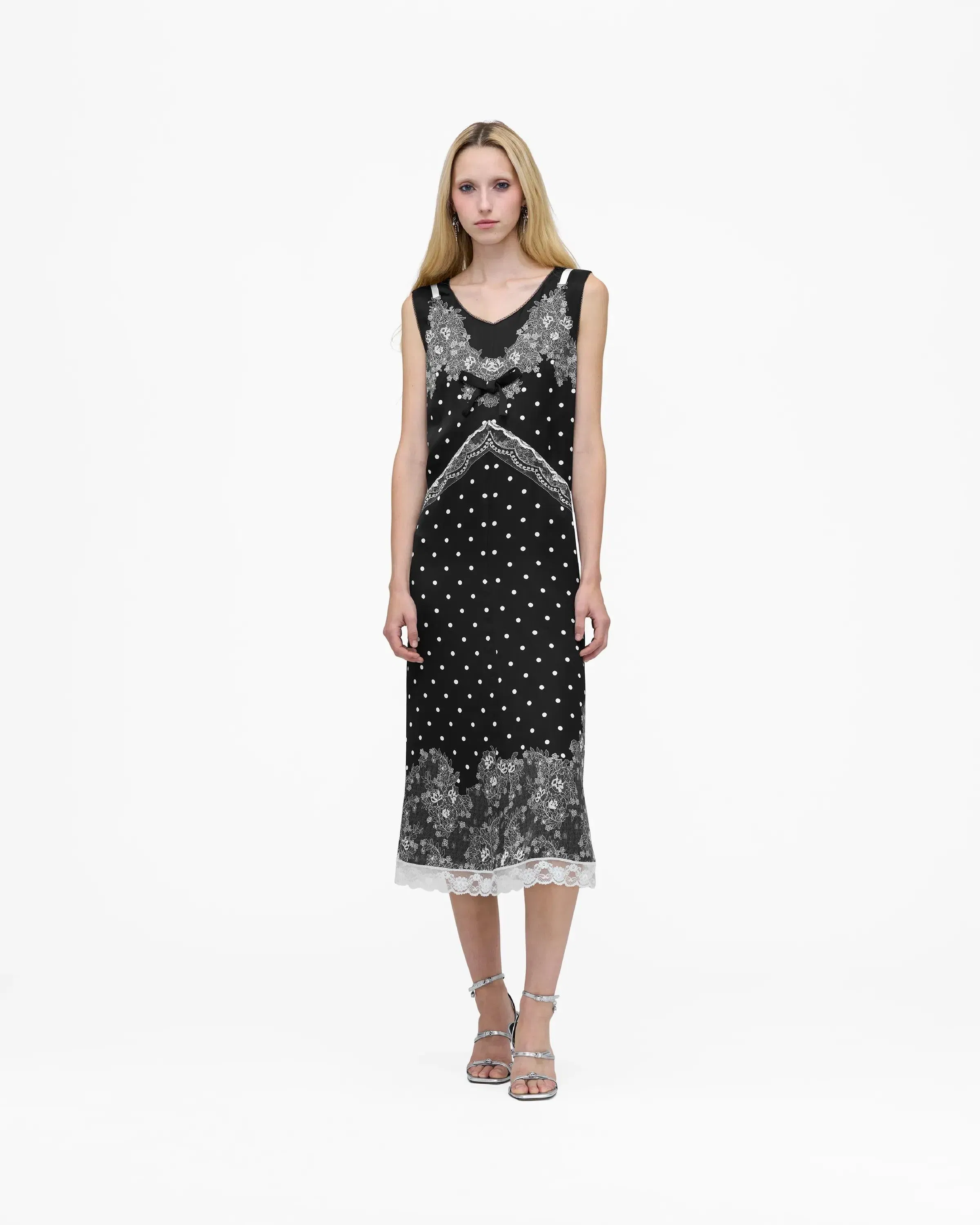 Trompe L'Oeil Slip Midi Dress