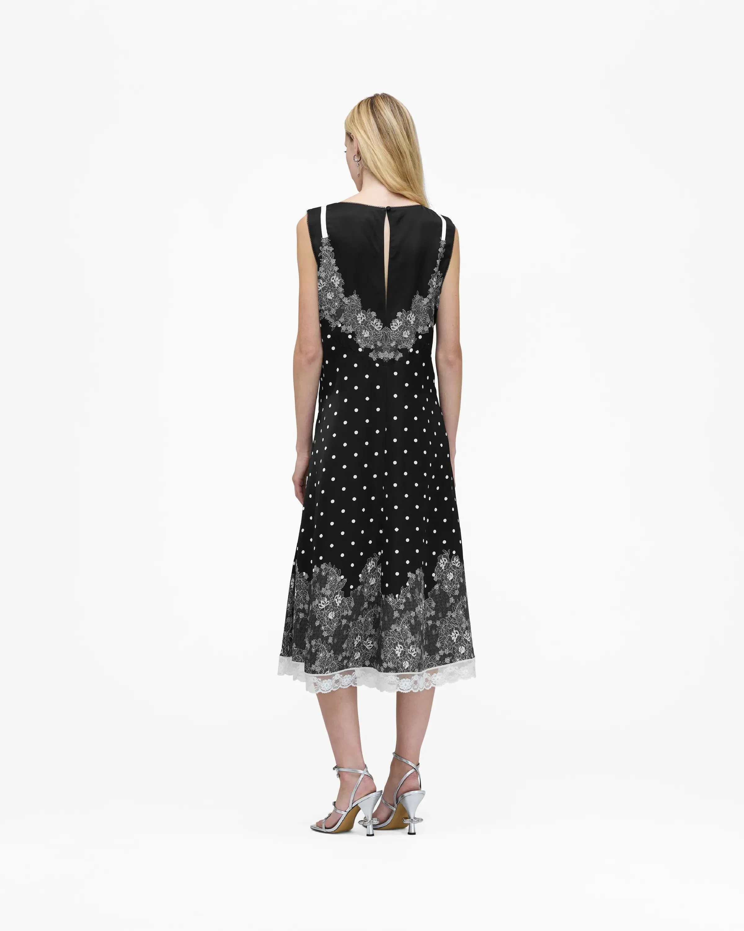 Trompe L'Oeil Slip Midi Dress