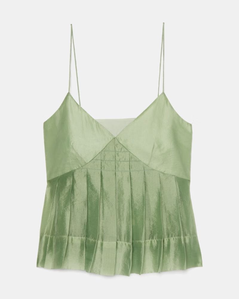 Crinkled Organza Cami