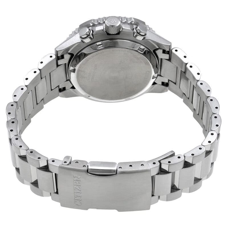 Citizen Promaster Navihawk Chronograph Silver Dial Mens Watch