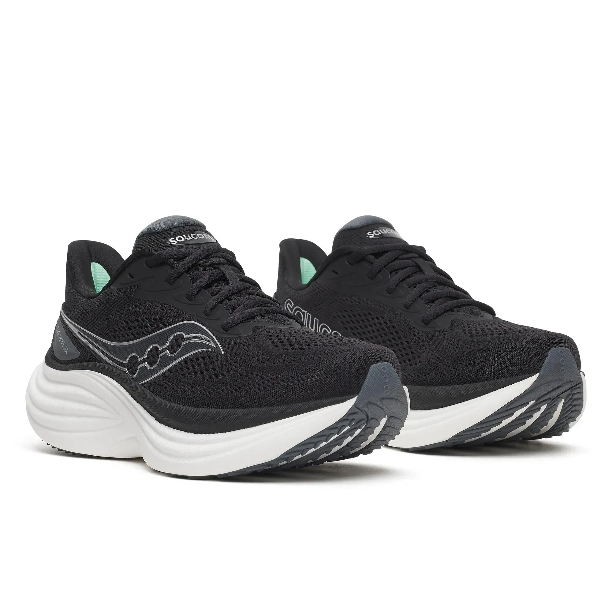 Saucony Women's Triumph 24 Wide Black | Silver