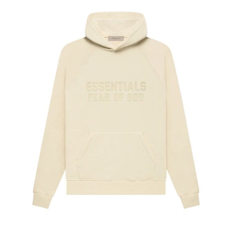 Fear Of God Essentials Hoodie Ss22 Eggshell