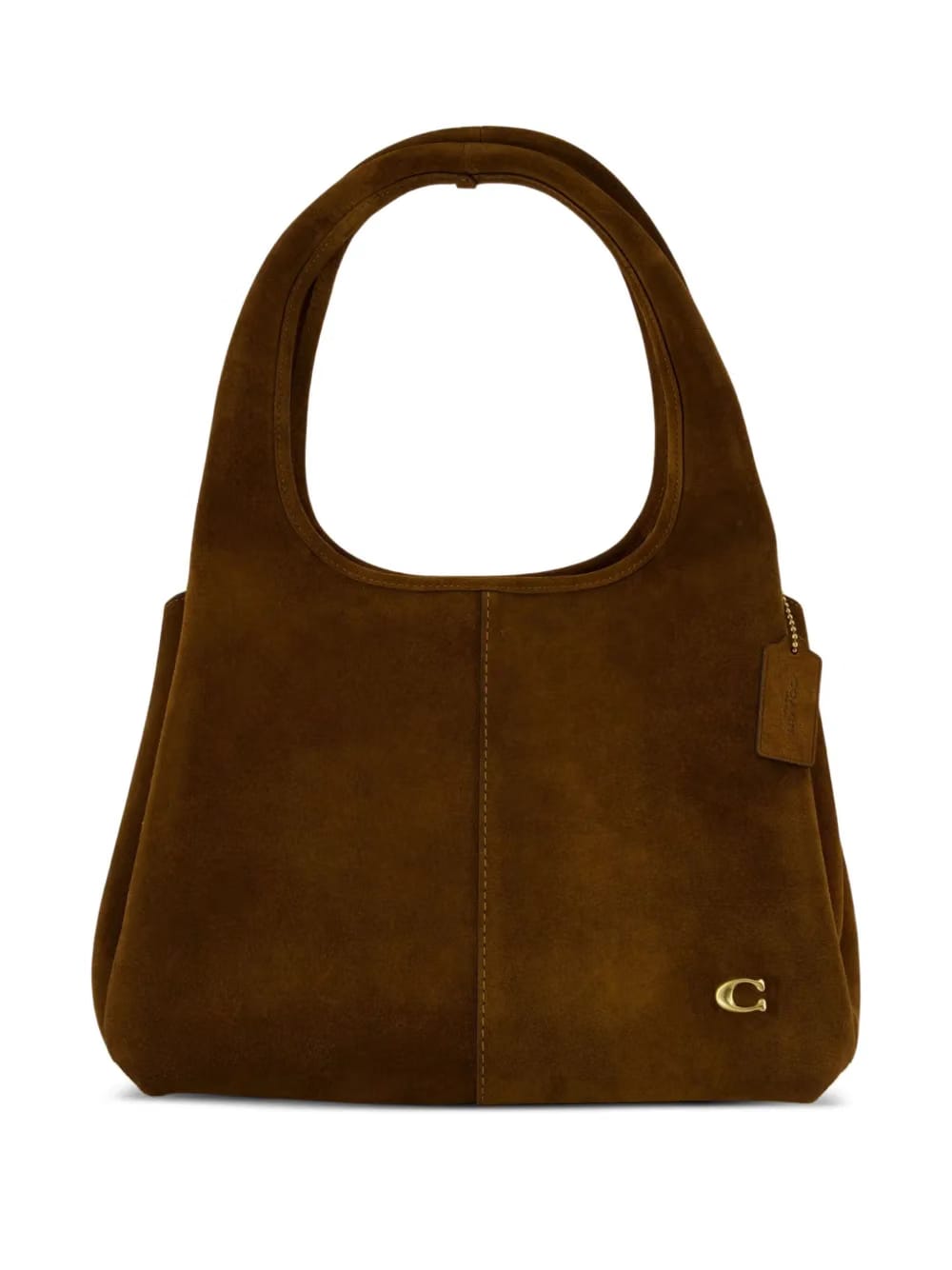 Lana top-handle suede shoulder bag