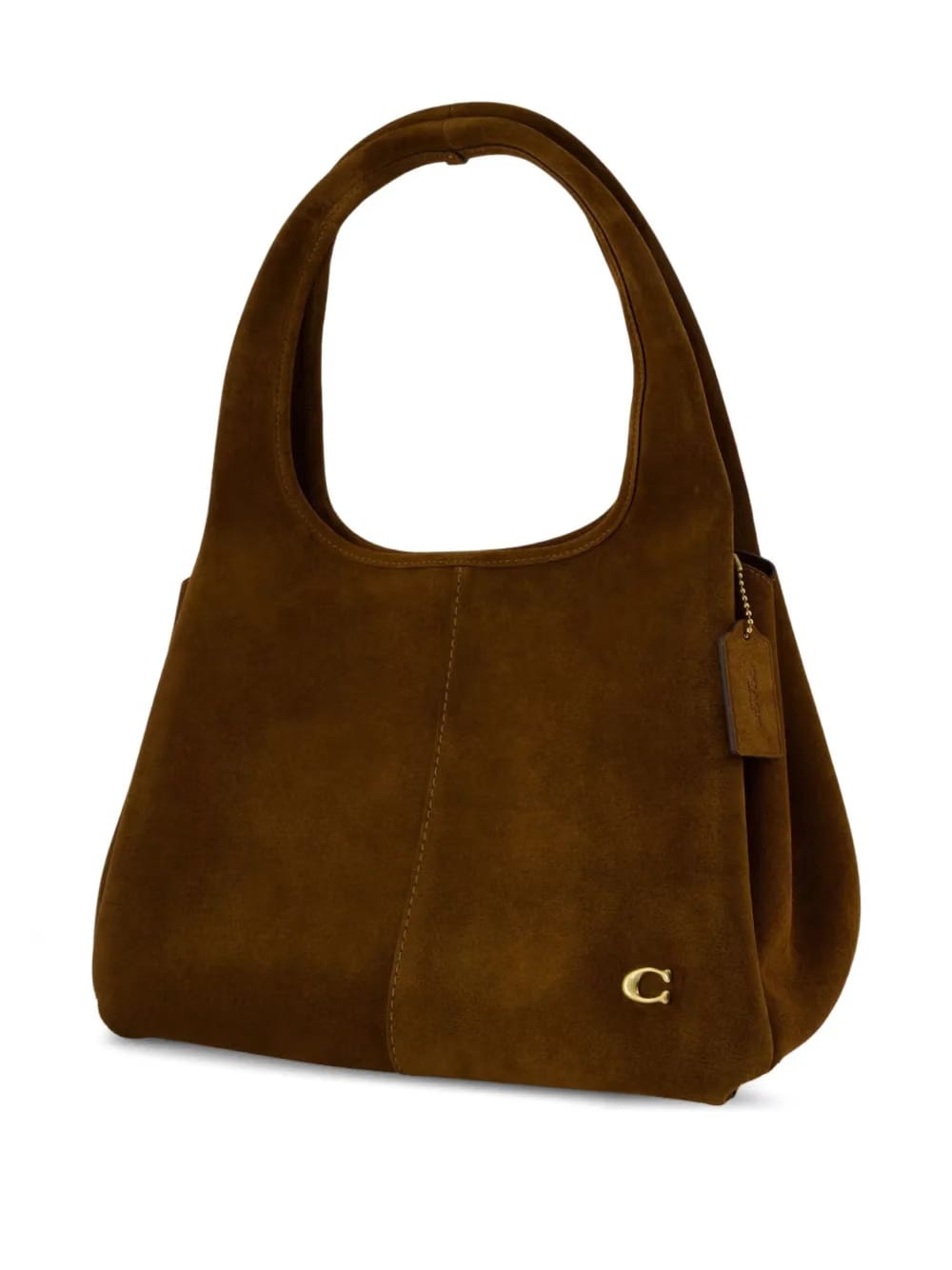 Lana top-handle suede shoulder bag