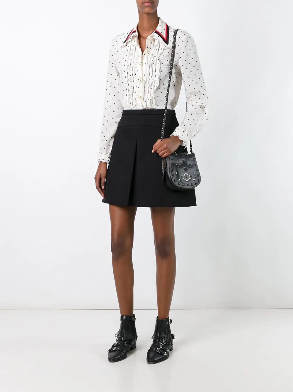 mini studded saddle bag