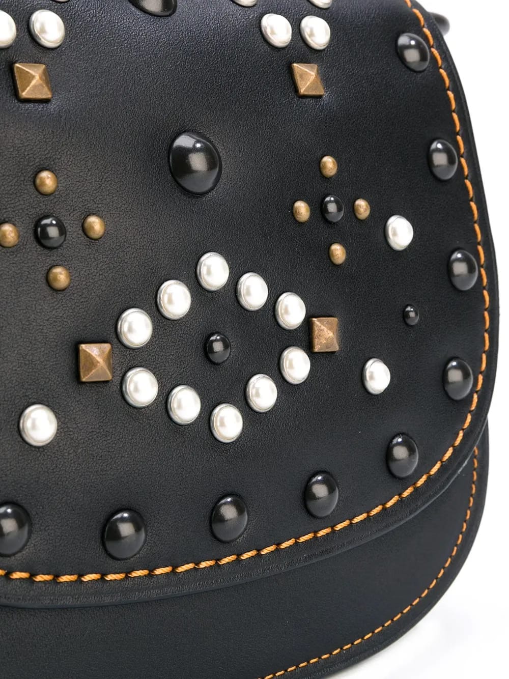 mini studded saddle bag