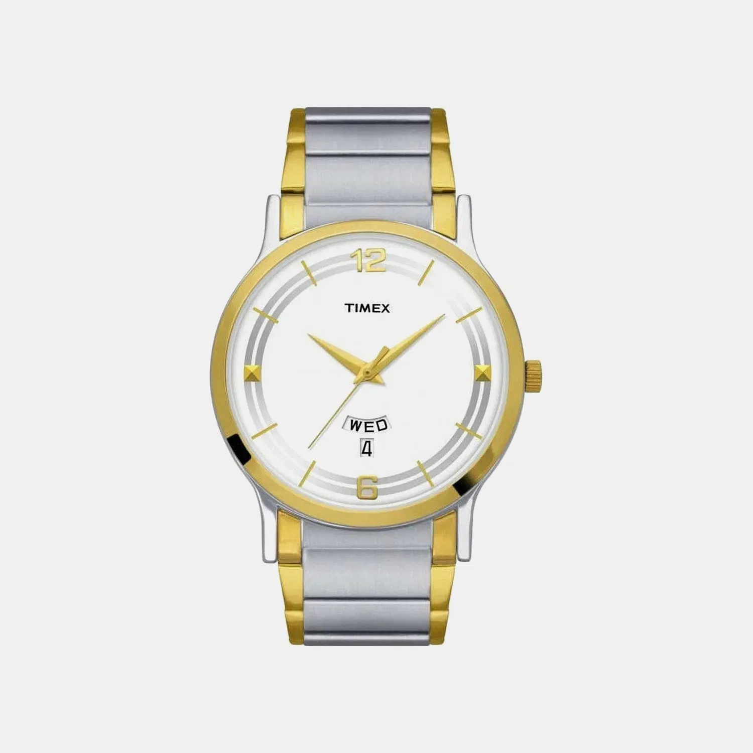 Timex Trendline Men Quartz Dial Analog Stainless Steel Watch Tw000R424