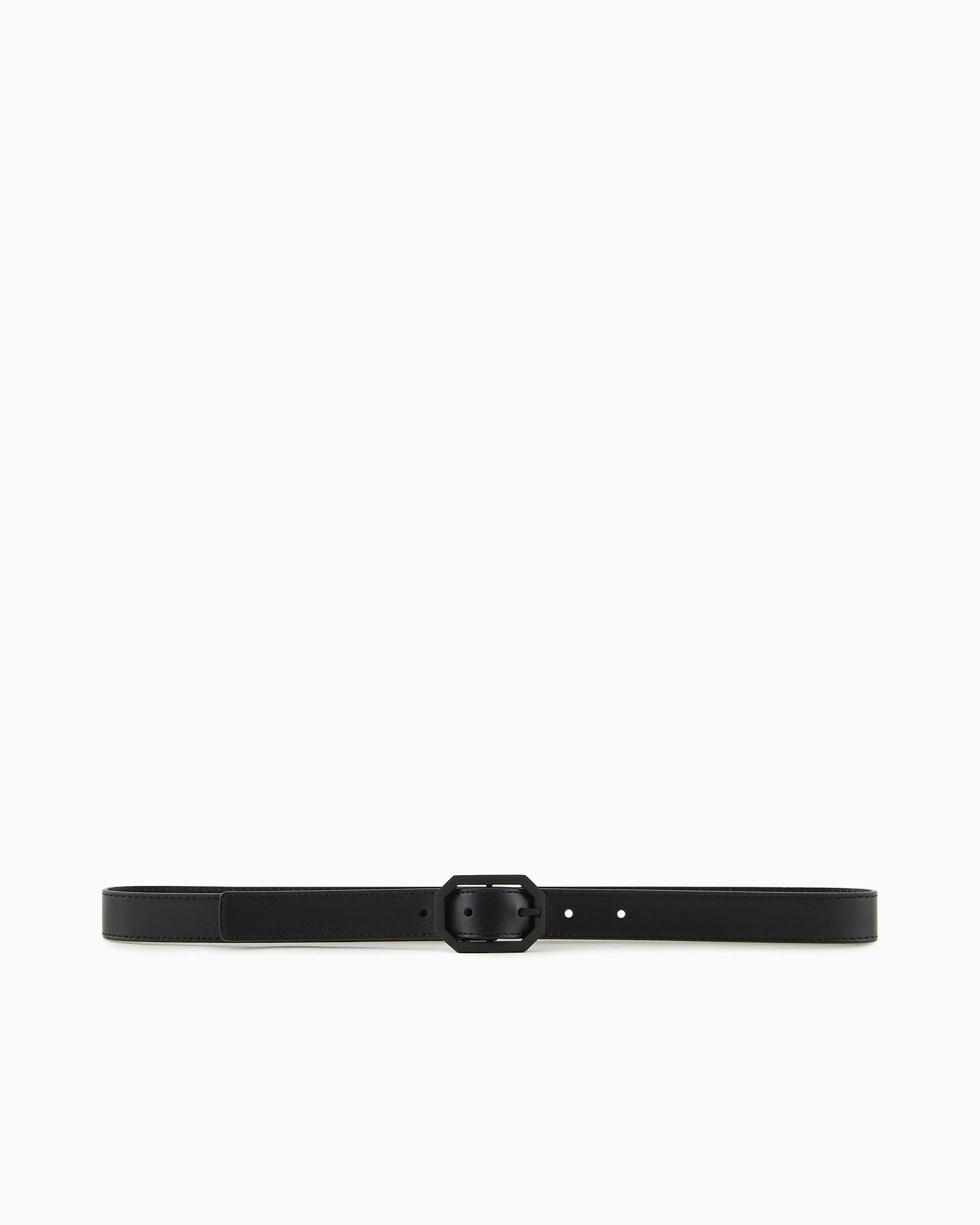 Emporio Armani Smooth leather belt