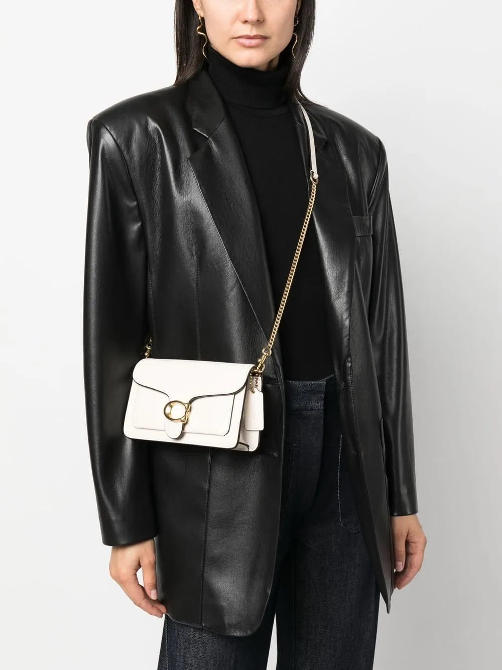 Tabby chain clutch bag