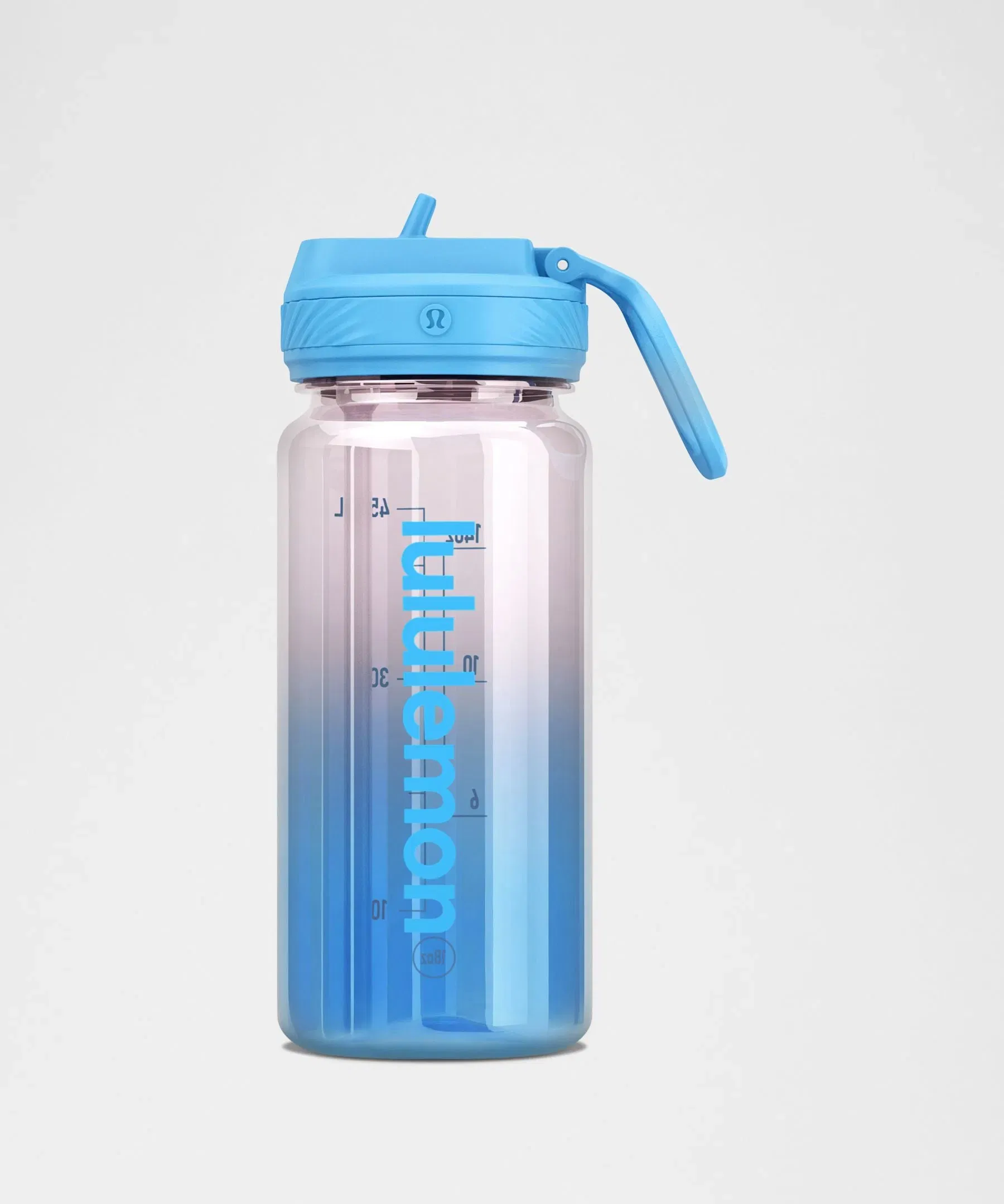 Lululemon Back to Life Clear Bottle 18oz Straw Lid *Ombre