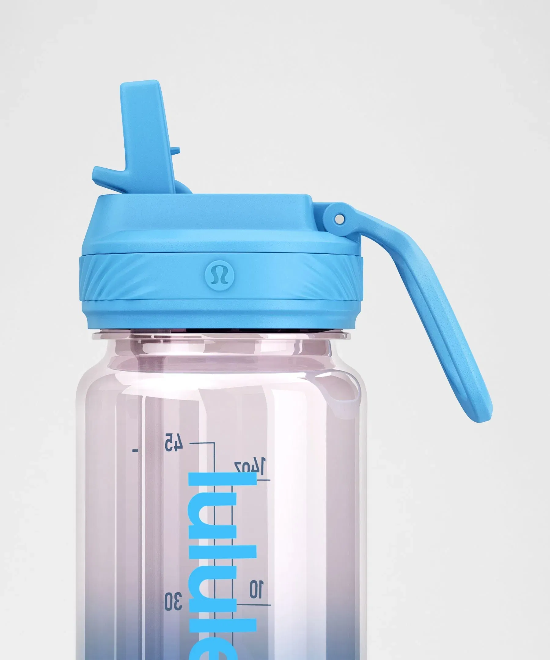 Lululemon Back to Life Clear Bottle 18oz Straw Lid *Ombre