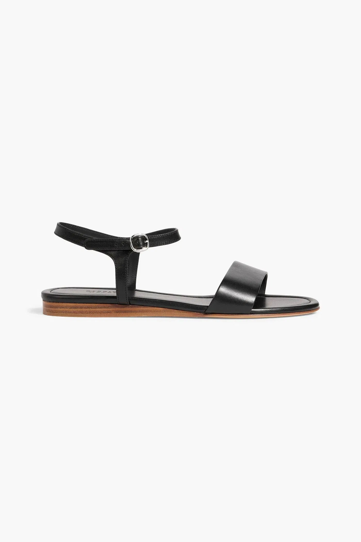 Gabriela Hearst Alexi Leather Sandals Black Women's
