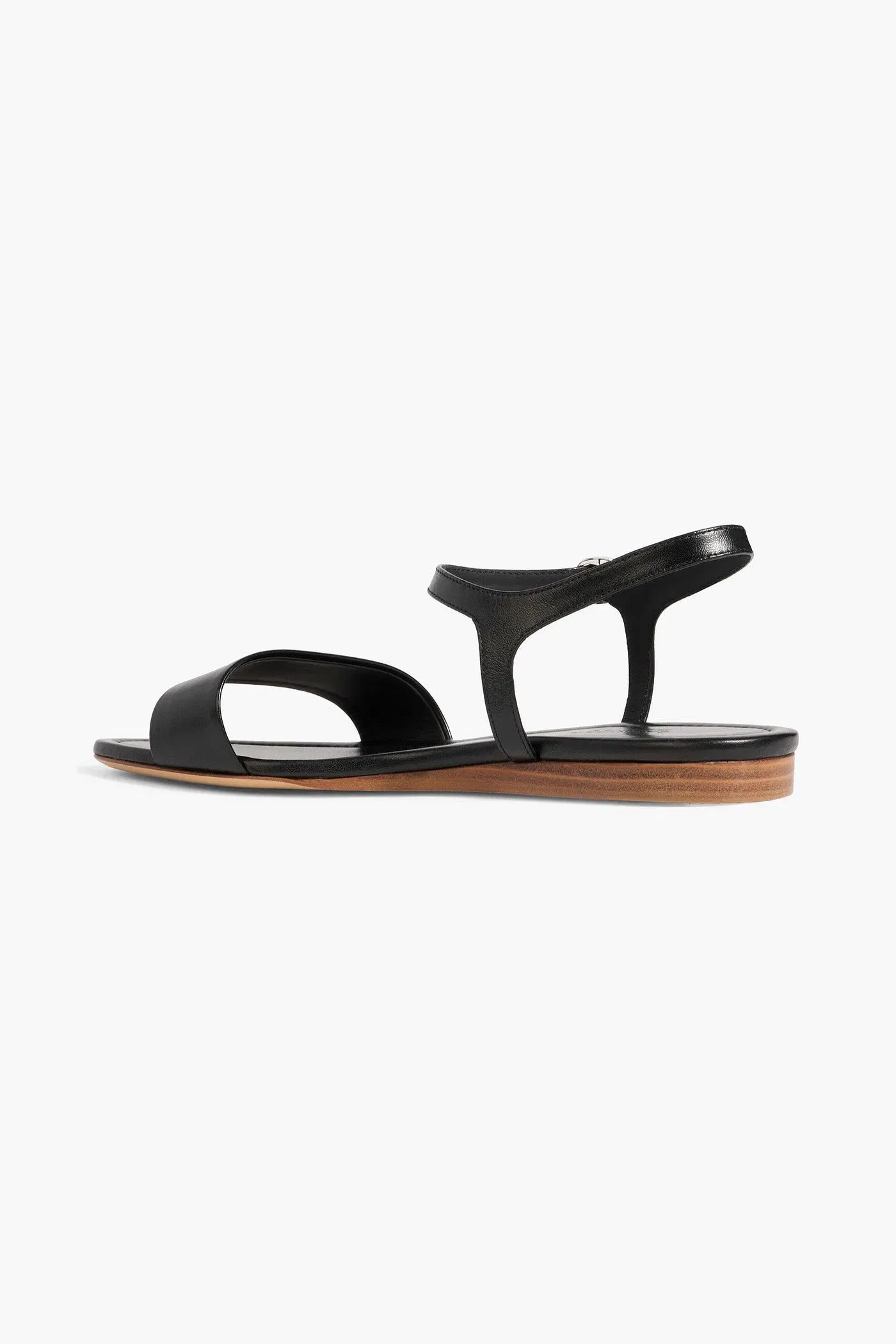 Gabriela Hearst Alexi Leather Sandals Black Women's