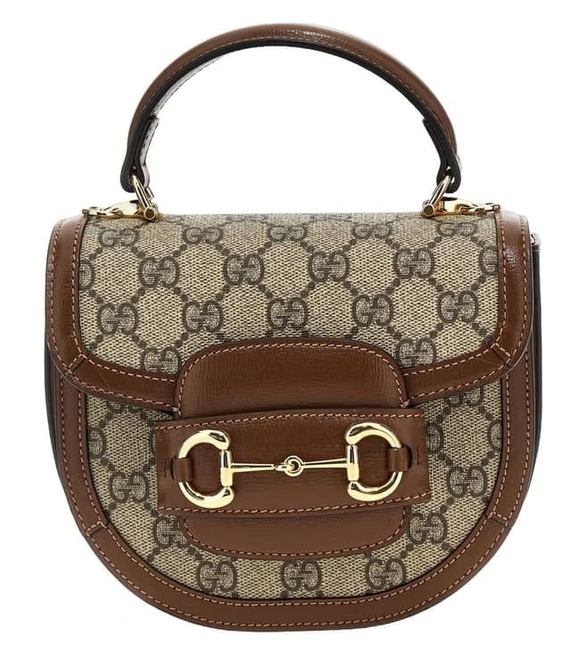 Brown Horsebit 1955 Satchel