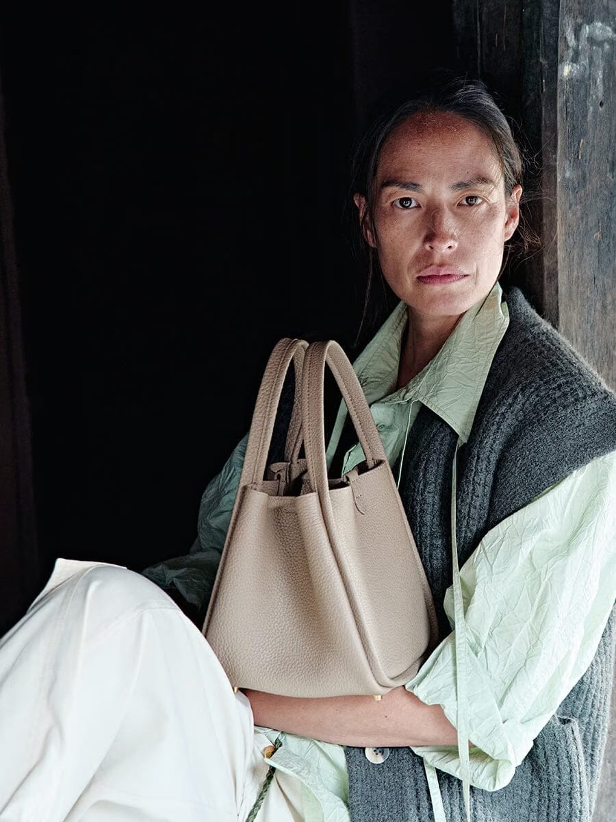 Songmont Medium Song Bag Cream Apricot