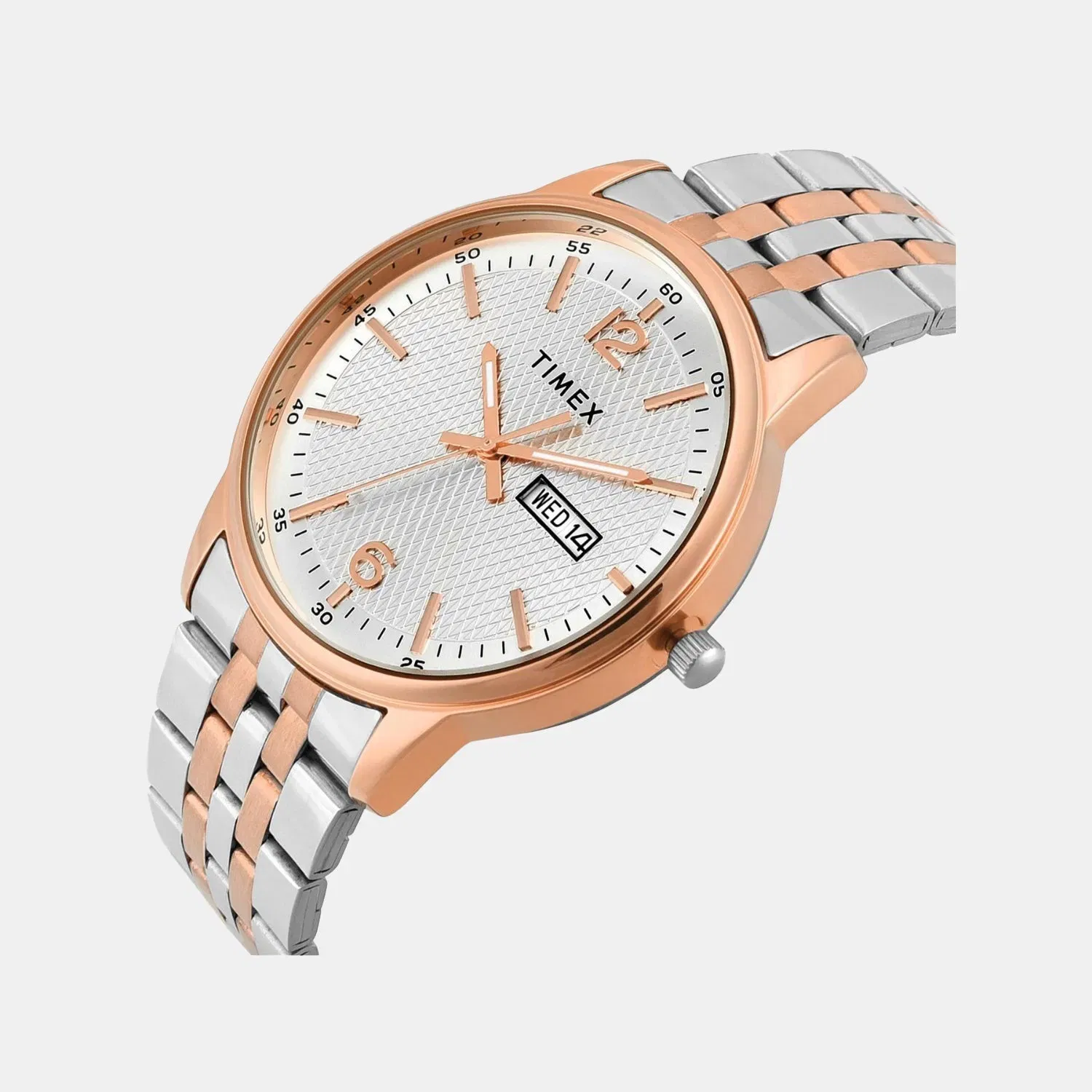 Timex Trendline Men Quartz Dial Analog Stainless Steel Watch Twtg12111