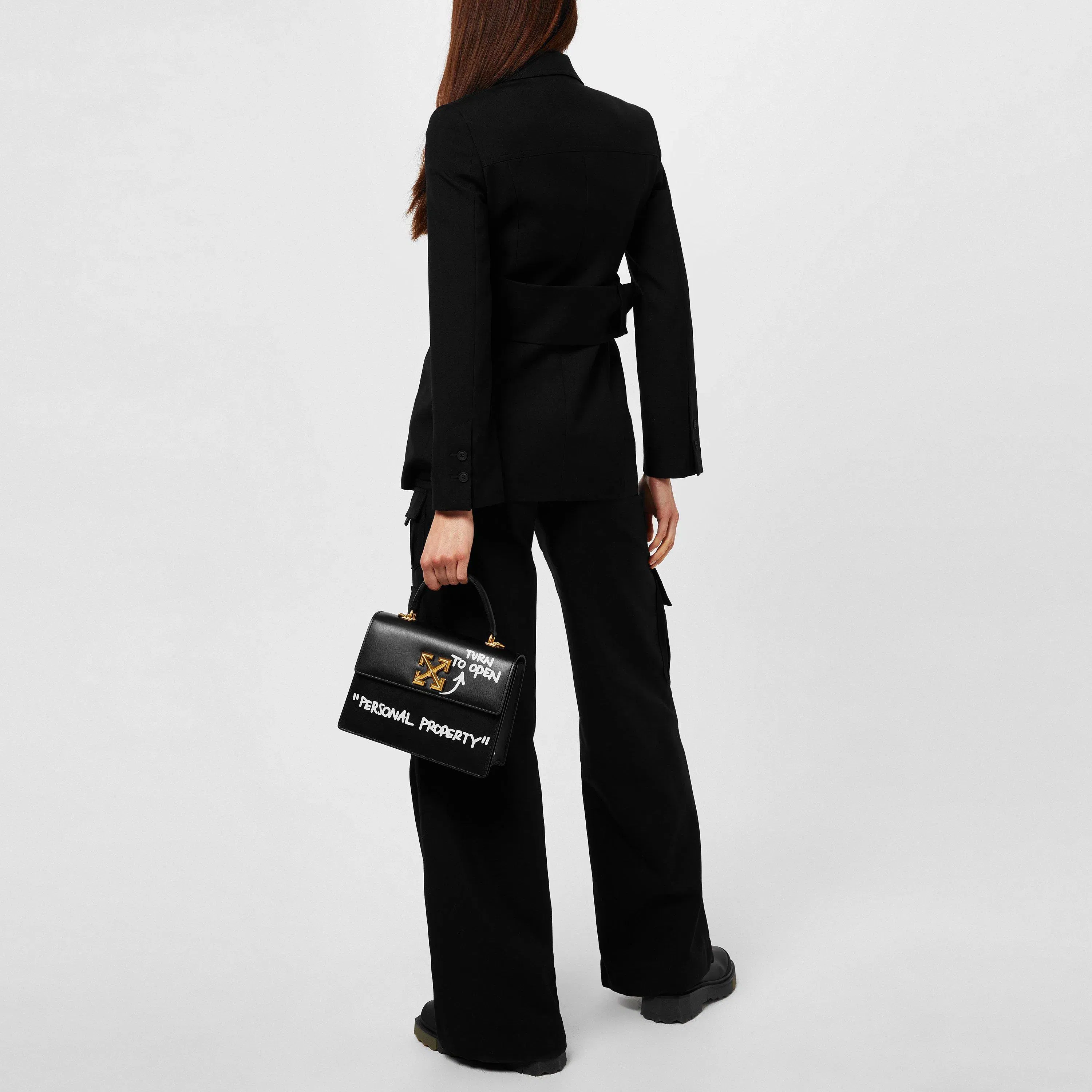 Toy Box Belted Virgin Wool Long Sleeve Blazer