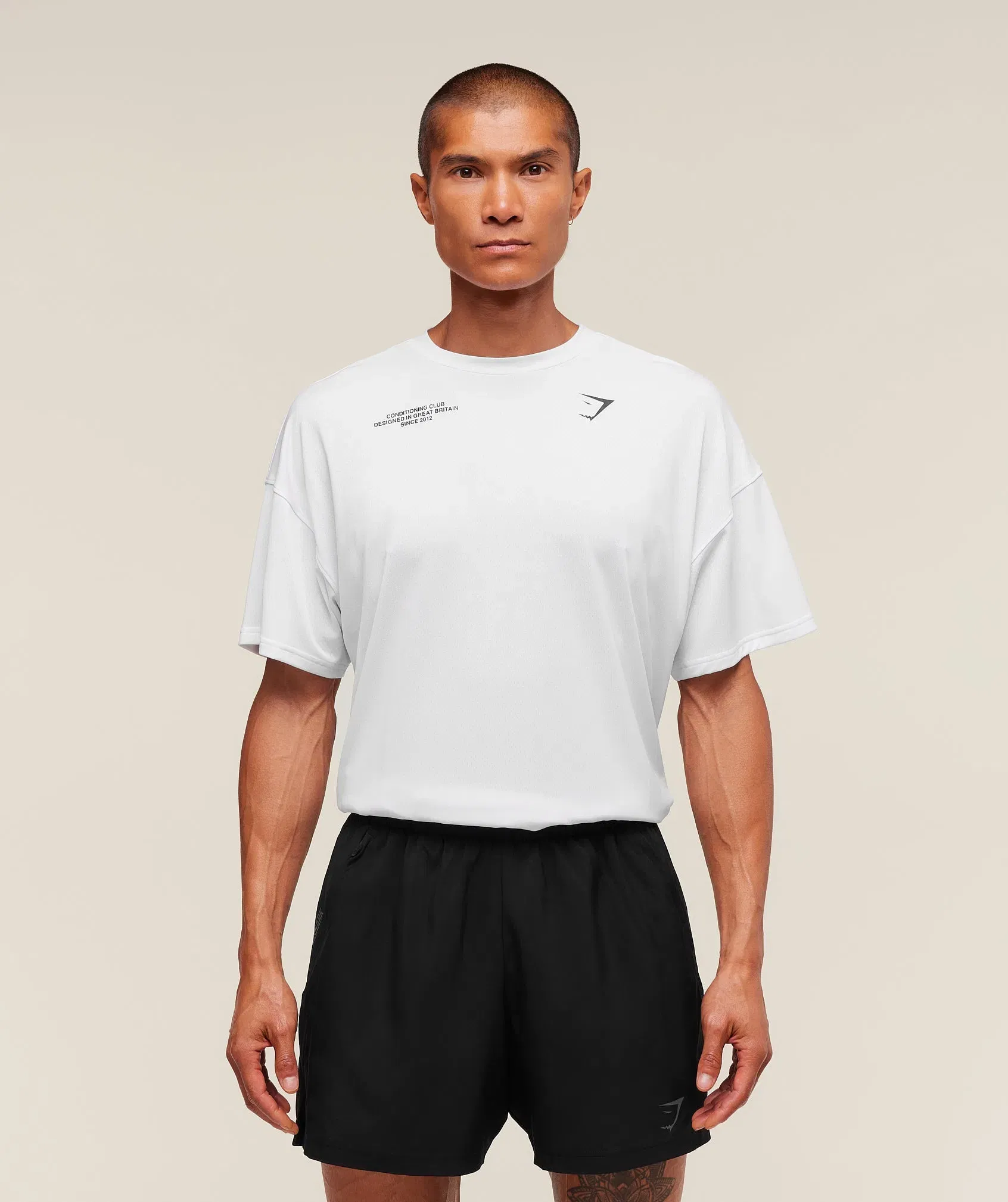 Gymshark Conditioning Club Oversized T-Shirt - White
