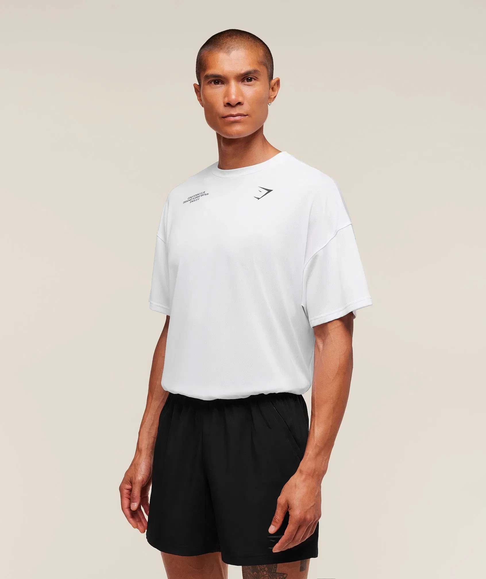 Gymshark Conditioning Club Oversized T-Shirt - White