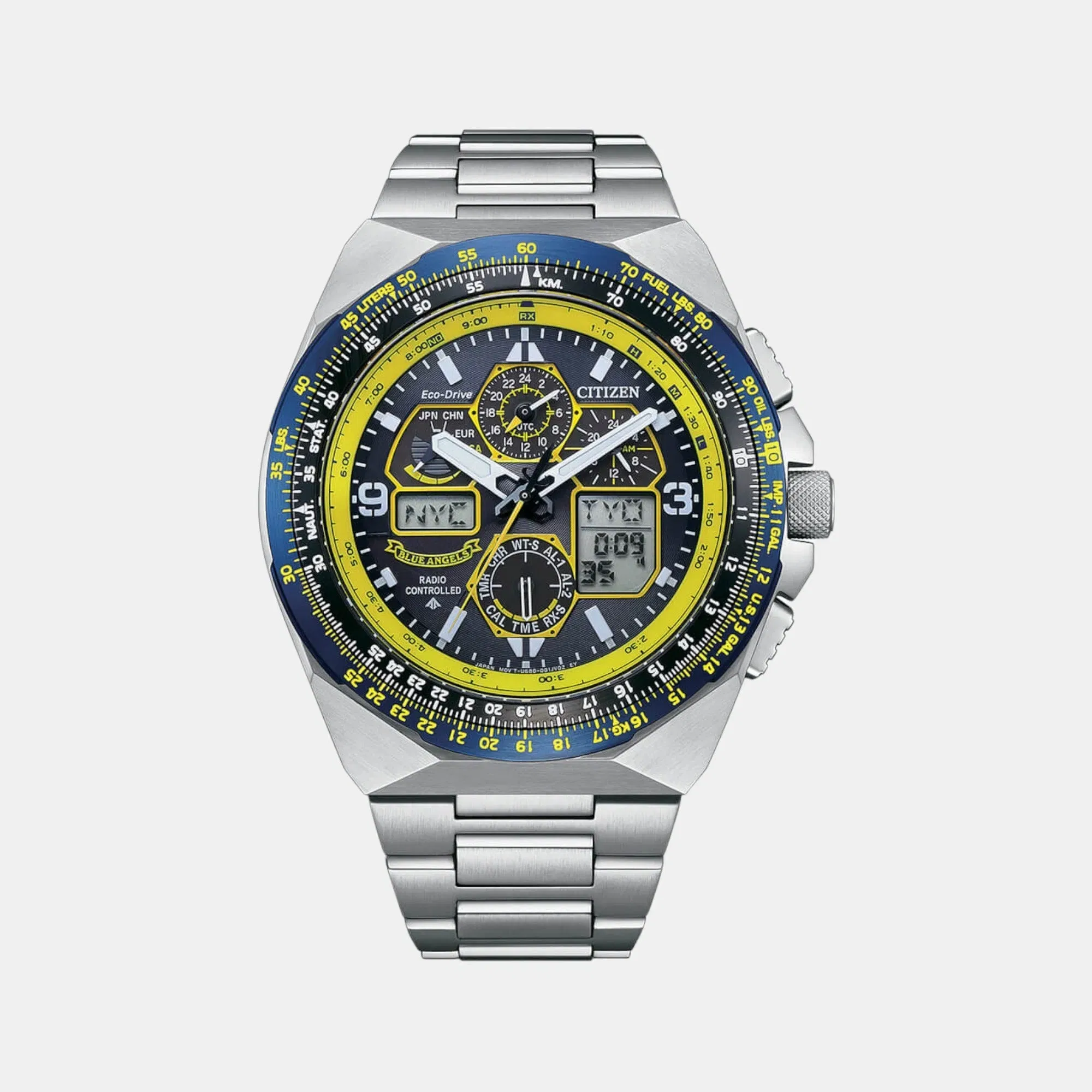 Citizen Promaster Men Quartz Blue Dial Chronograph Stainless Steel Jy8125-54L