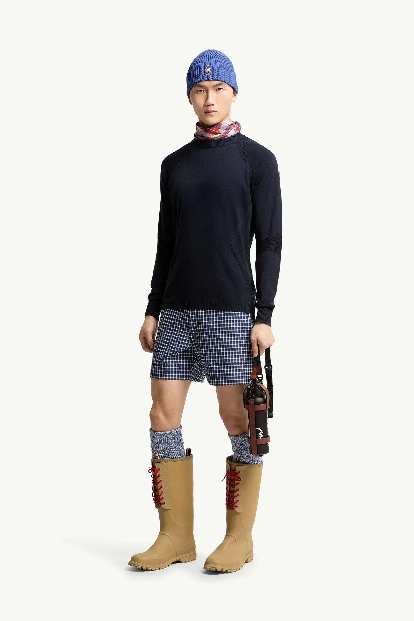 Moncler Logo Sweater Navy Blue Navy Blue