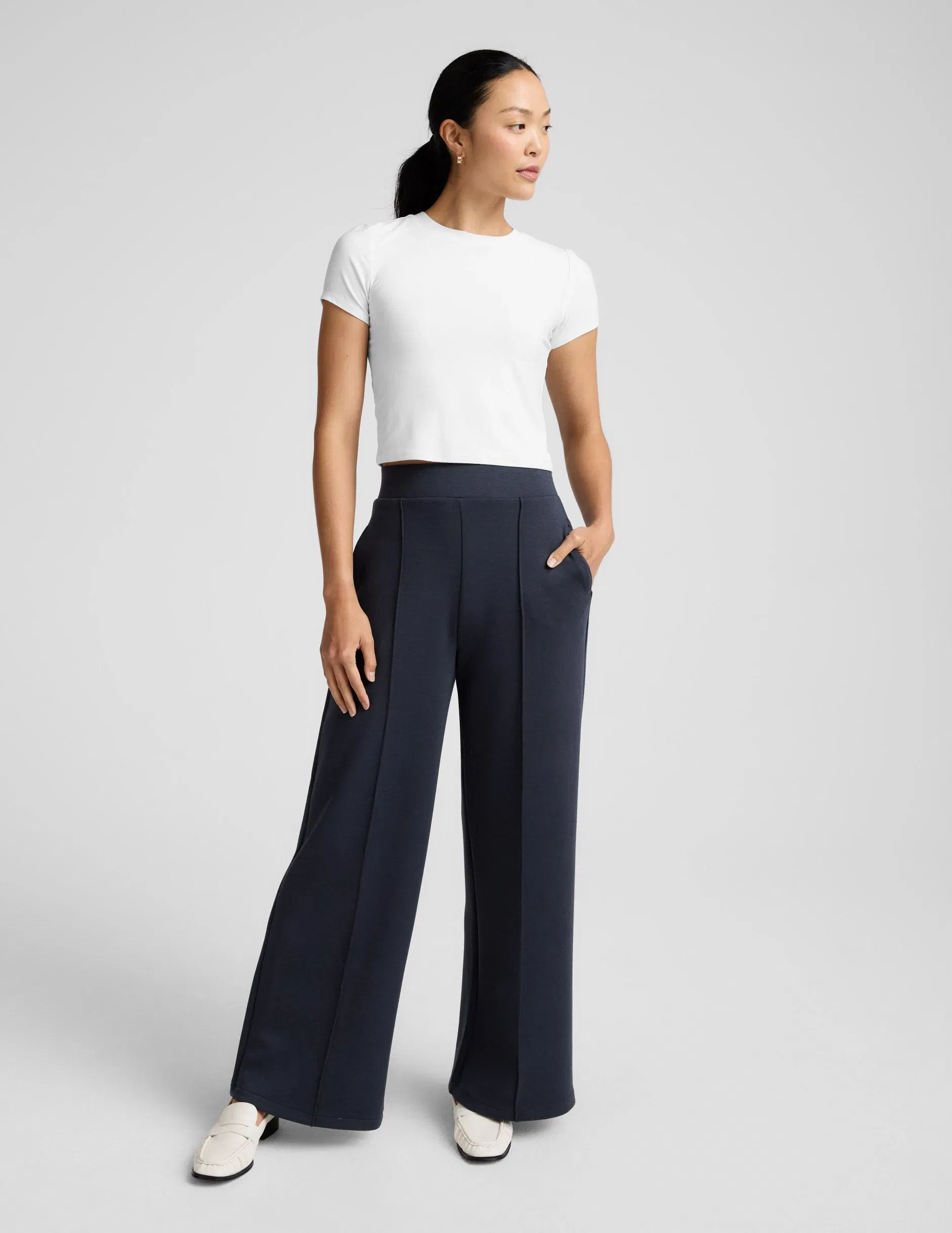 Beyond Yoga SoftSpring Wide Leg Pant 31 Women's