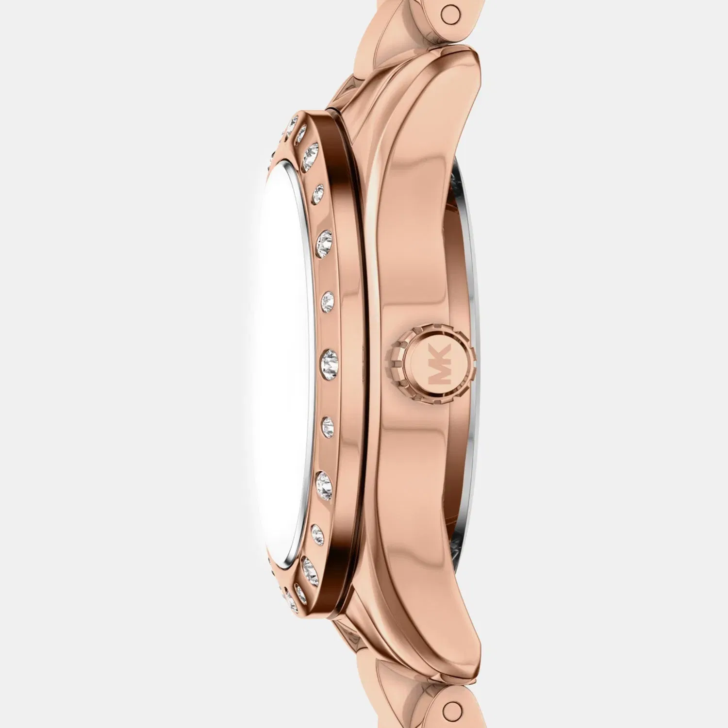 Michael Kors Lexington Women Quartz Rose Gold Dial Analog Stainless Steel Watch Mk4994Set