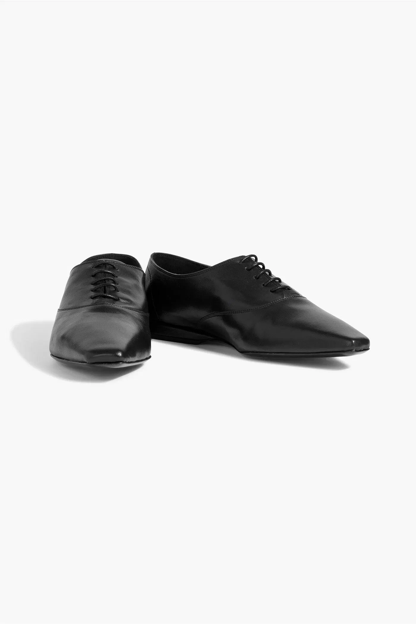 Loulou Studio Nora Leather Oxford Shoes Black Women's