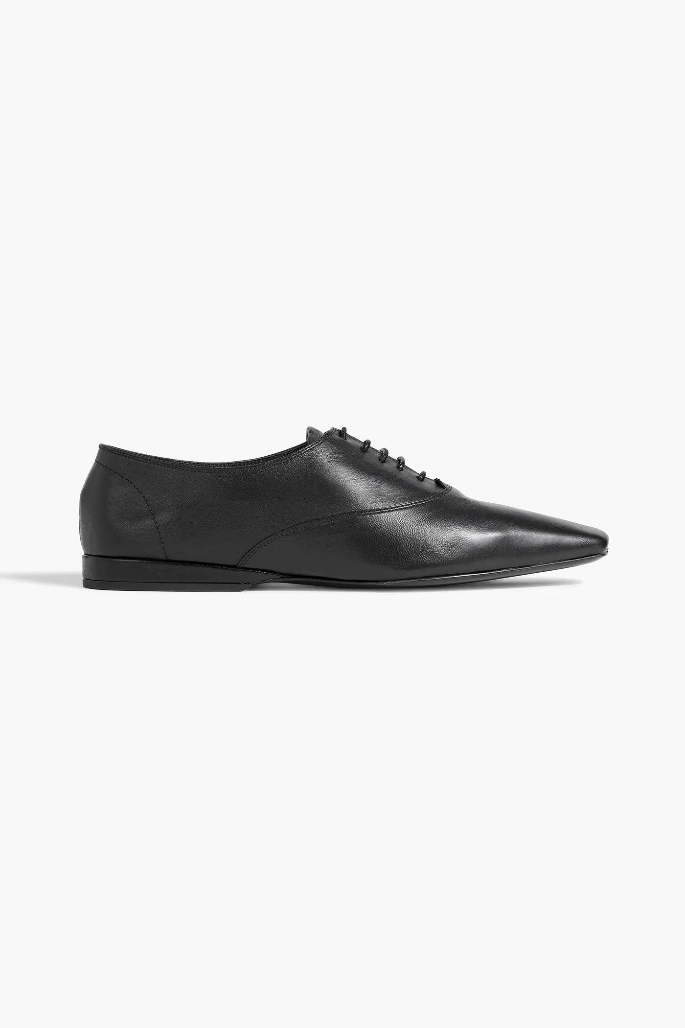 Loulou Studio Nora Leather Oxford Shoes Black Women's
