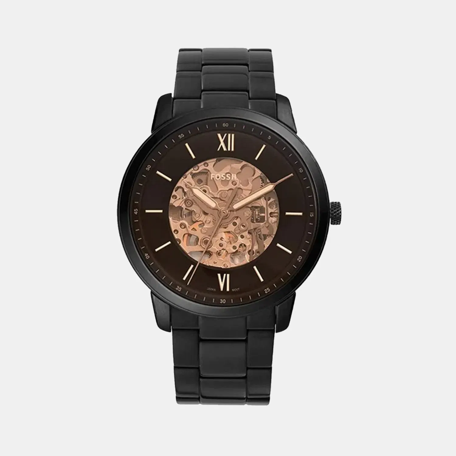 Fossil Neutra Automatic Men Automatic Black Dial Analog Stainless Steel Watch Me3183