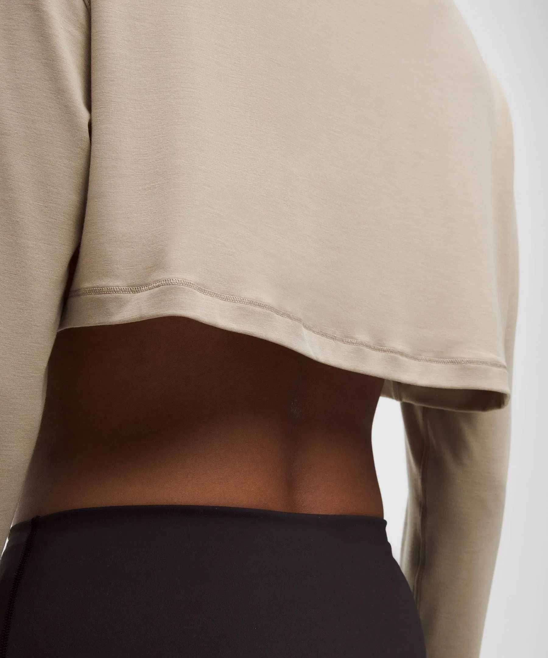 Lululemon Women's Jersey Training Super-Cropped Long-Sleeve Shirt