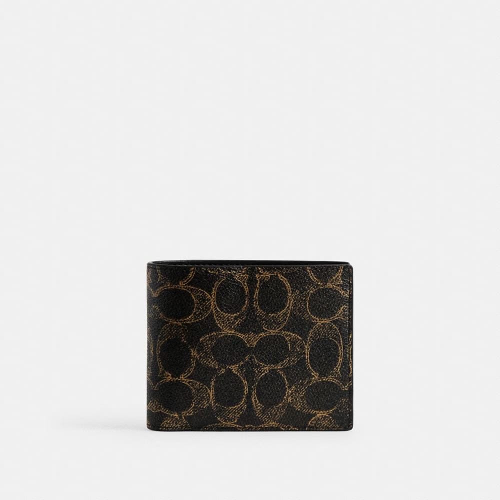 Coach 3-In-1 Wallet In Loved Signature Canvas Brown