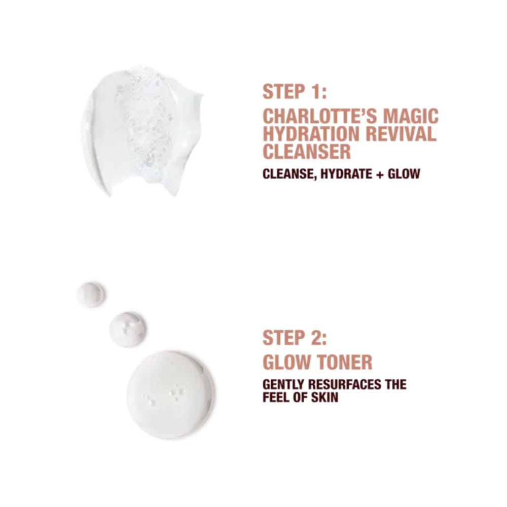 Charlotte Tilbury Magic Cleanse, Tone & Glow Duo Skincare Kit