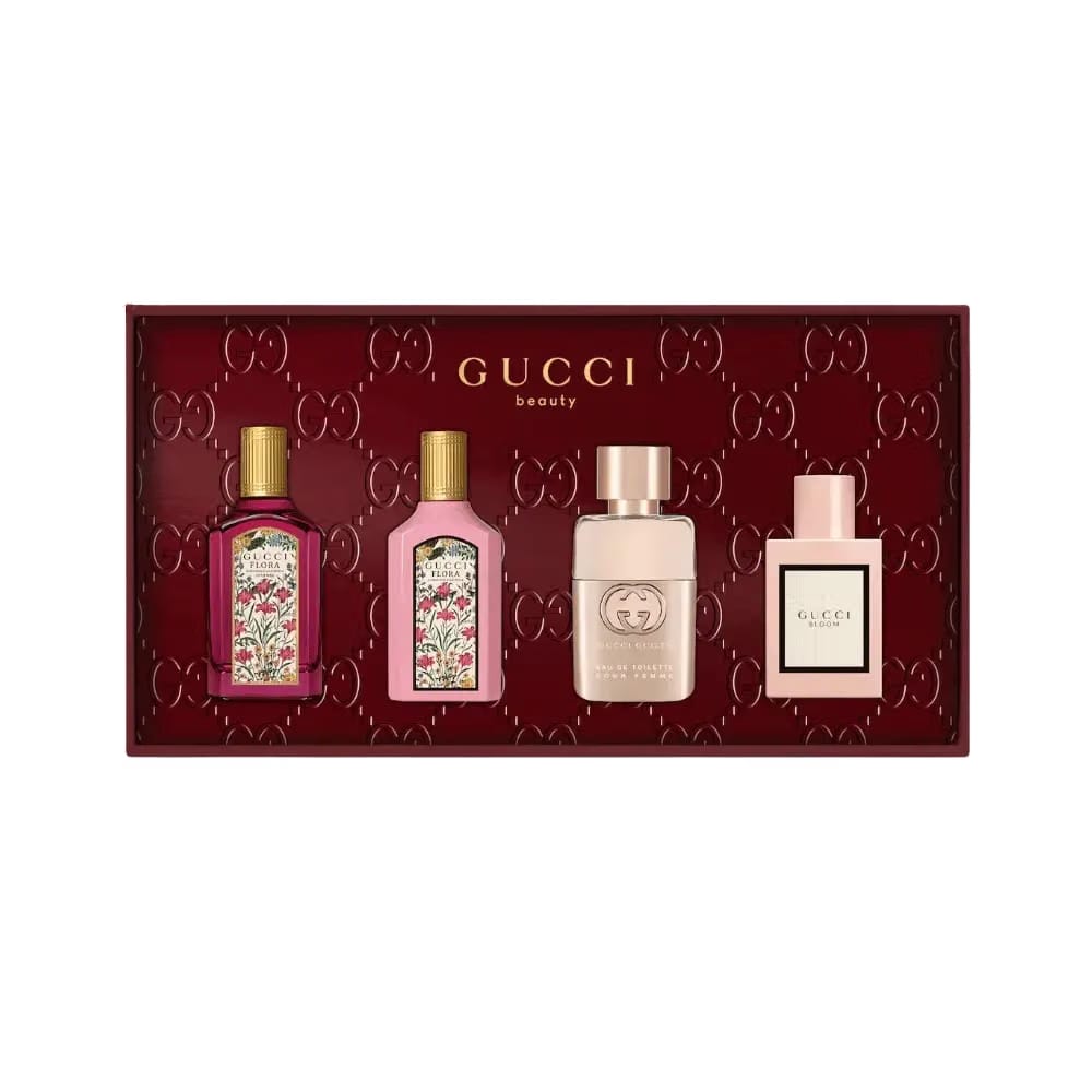 Gucci Mini Luxury Women's Fragrance 4-Piece Gift Set Christmas Limited Edition