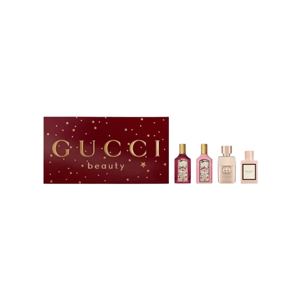 Gucci Mini Luxury Women's Fragrance 4-Piece Gift Set Christmas Limited Edition