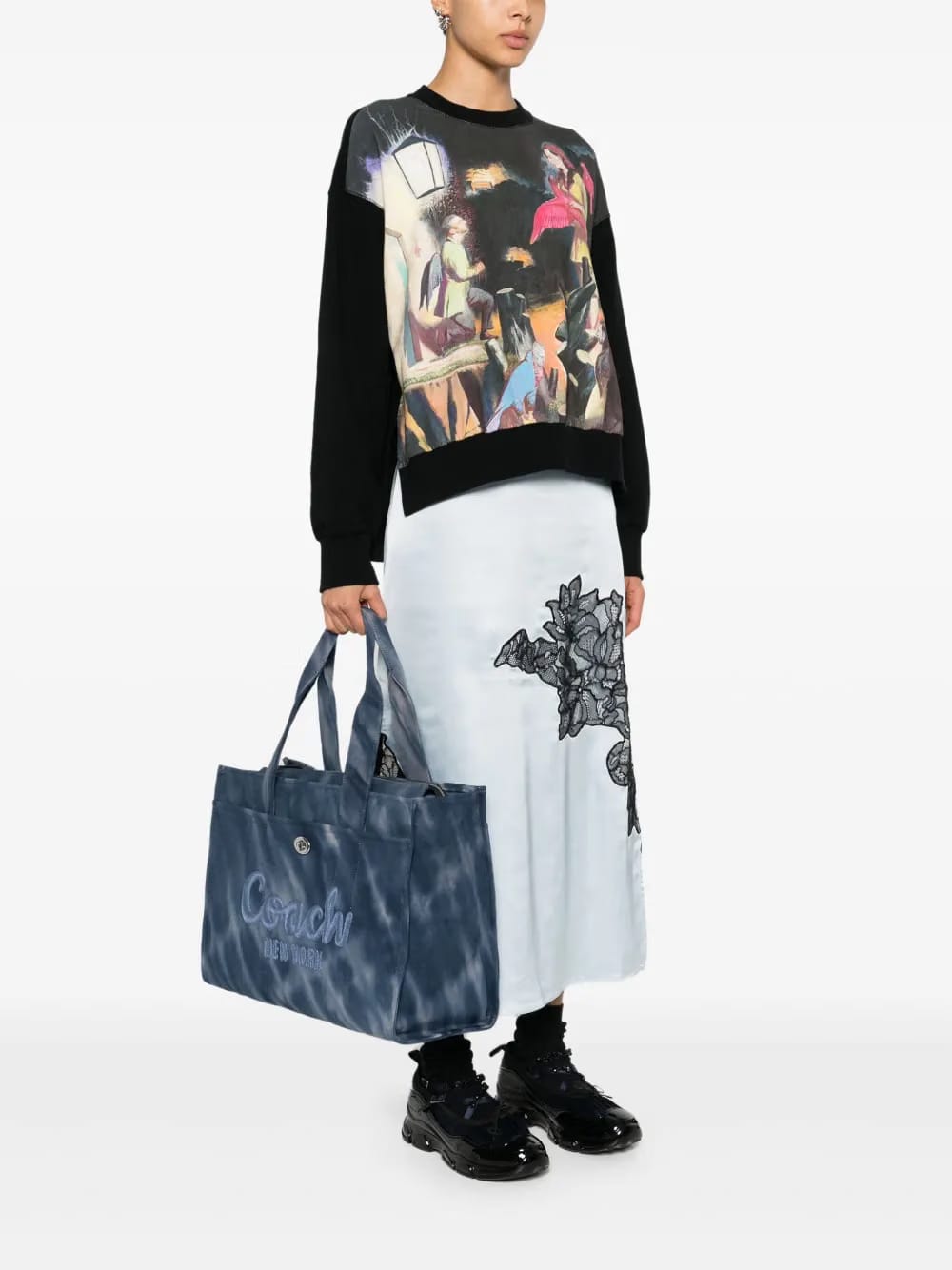 Cargo 40 tie-dye tote bag