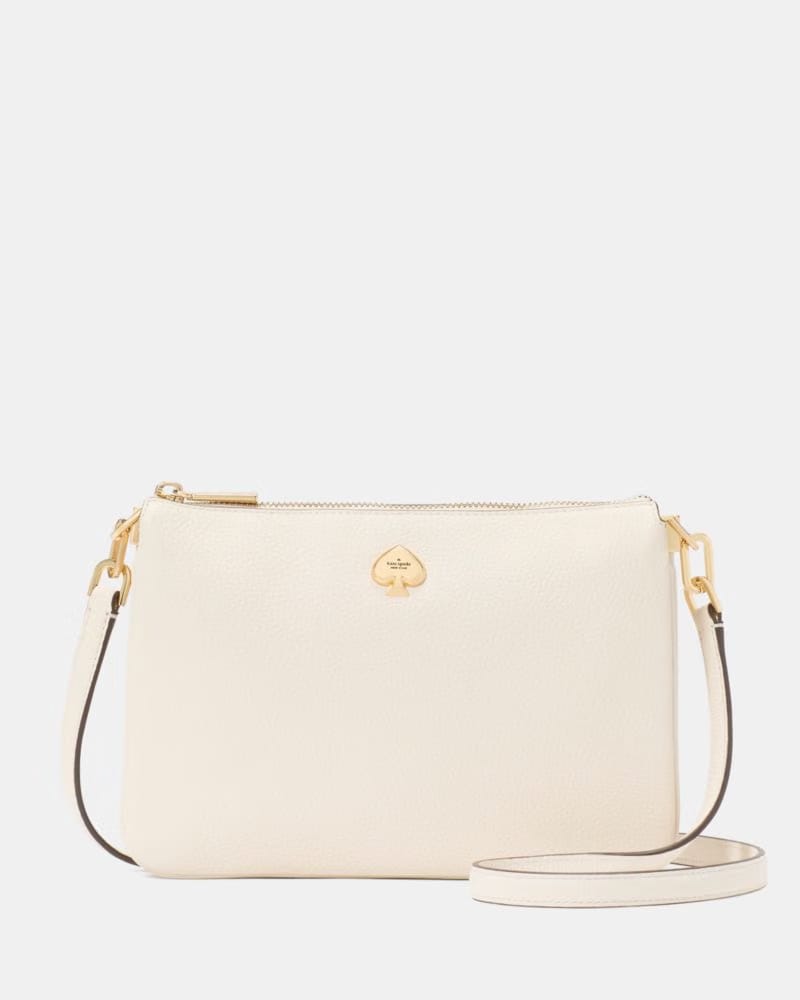 KateSpade Kayla Triple Crossbody Bag Meringue