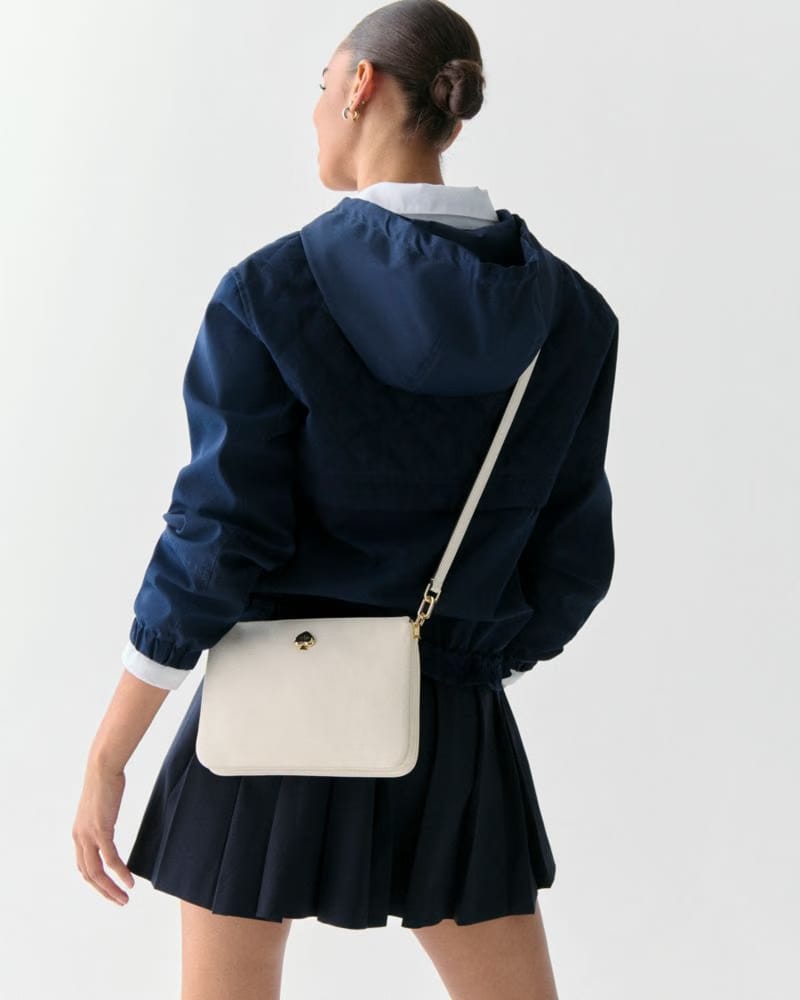 KateSpade Kayla Triple Crossbody Bag Meringue
