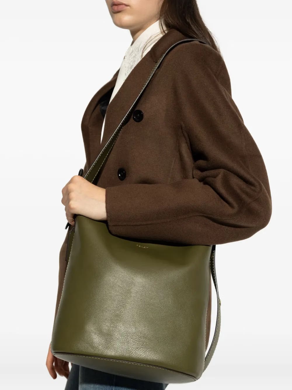 Bleecker adjustable strap bucket bag